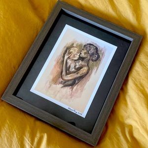 A Child’s Love — Artist signed — Framed Art Print